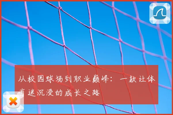 从校园球场到职业巅峰：一款让体育迷沉浸的成长之路